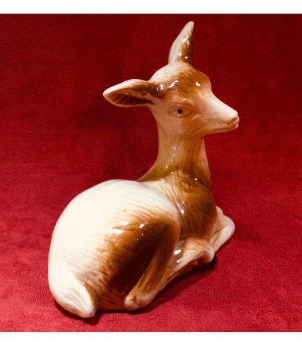 Biche en céramique vintage année 60